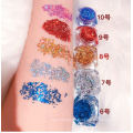 Women Lady Mixed Glitter Powder Gel Eyeshadow Eyes Pigment Loose Makeup 5 colors